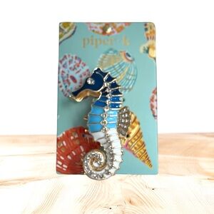 Piper K Seahorse Hair Clip